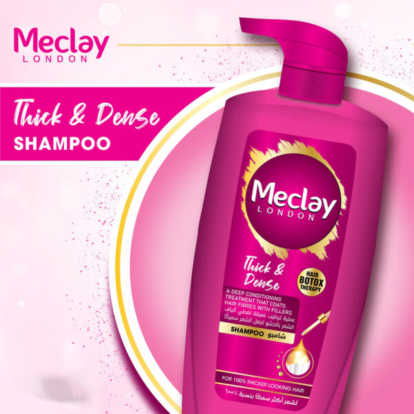 Meclay London Thick & Dense Shampoo 660ml + Conditioner Pair Box (Save Rupees 200) - Image 2