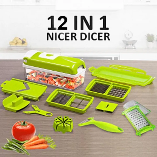 Speedy Chopper 12 Pieces Nicer Dicer Plus - Image 2